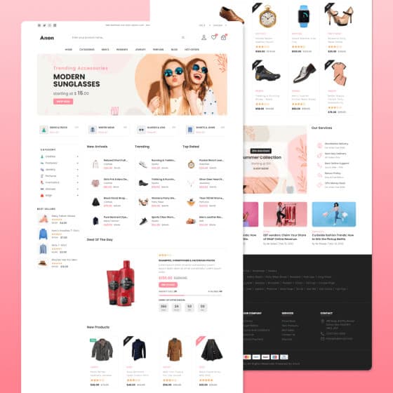 eCommerce website